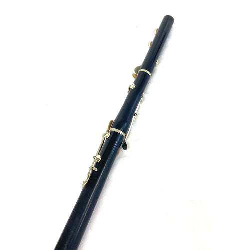 76 - Antique French 'Lecompte et cie' wooden flute c1900