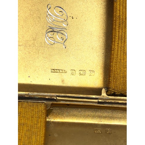47 - Vintage silver cigarette case weight 65g