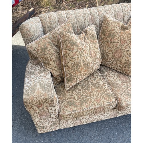 559 - Vintage re-upholstered 2 seater sofa, approximate measurements: Width 60 inches, Depth 36 inches, He... 