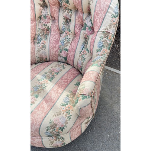 563 - Upholstered ladies nursing chair