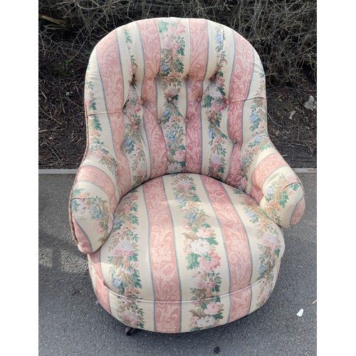 563 - Upholstered ladies nursing chair