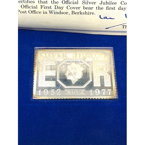 1 - Vintage Boxed limited edition the silver jubilee commemorative stamp edition includes 4 official pos... 
