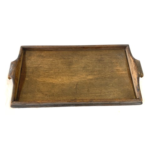 62 - Oak serving tray measures 24