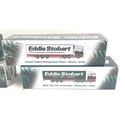 74 - Selection Eddie Stobart trucks includes Stobart 4649113 Lynn, 4649106 Molly Ann, 4649134 Shona and 4... 