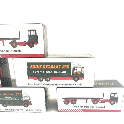 35 - Selection Eddie Stobart trucks includes Stobart 4649103,4649116, 4649123 Linda, 4649107, 4649112 Isa... 