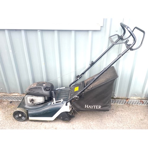 99B - Hayter self powered spirit 41 lawn mower with rear roller