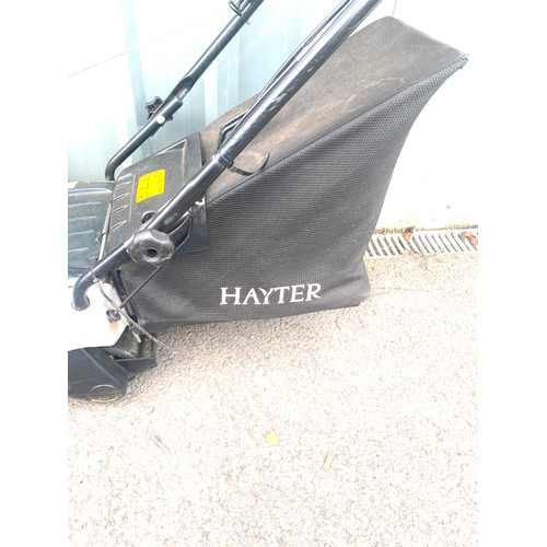 99B - Hayter self powered spirit 41 lawn mower with rear roller