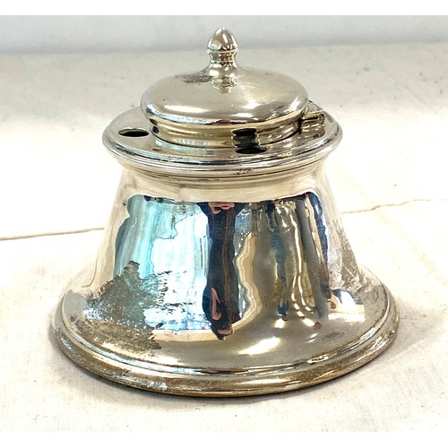 577 - Silver hallmarked inkwell