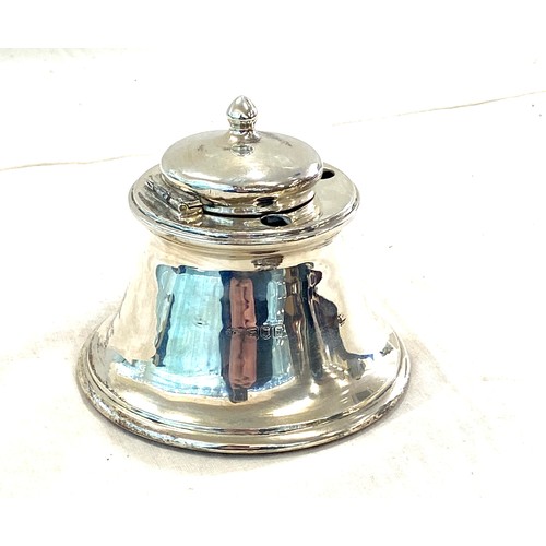 577 - Silver hallmarked inkwell