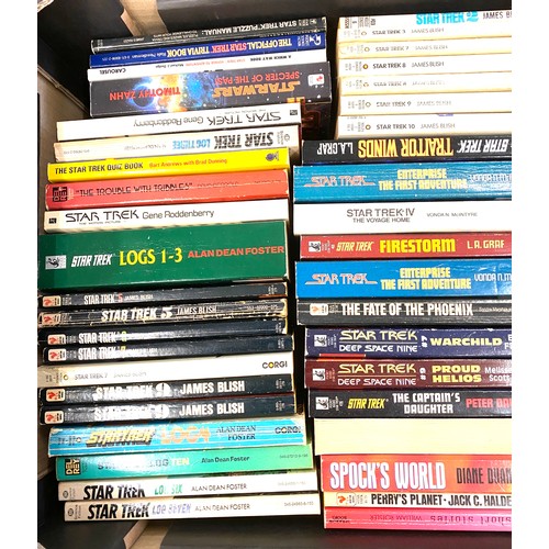 209 - Selection paperback Star Trek books