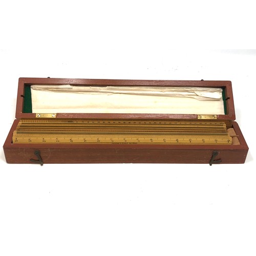 432 - Boxed set of antique rulers