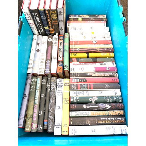 207 - Large selection of Agatha Christie books, approximately  in 50 total