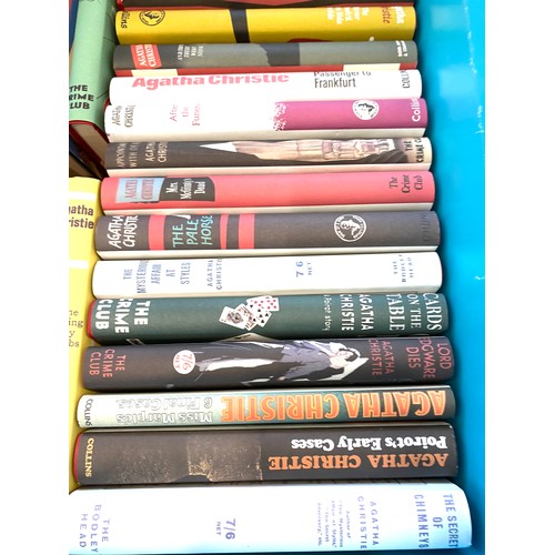 207 - Large selection of Agatha Christie books, approximately  in 50 total