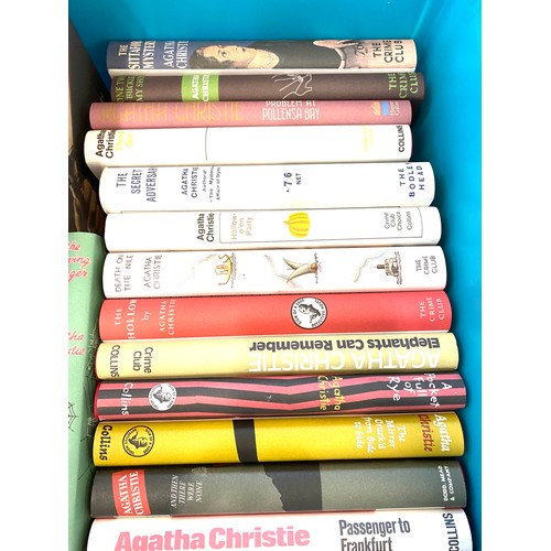 207 - Large selection of Agatha Christie books, approximately  in 50 total