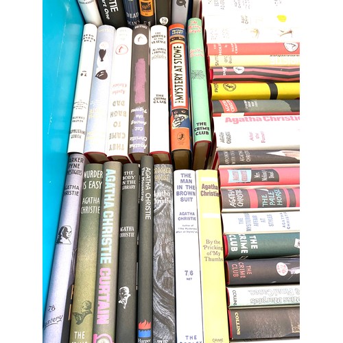 207 - Large selection of Agatha Christie books, approximately  in 50 total