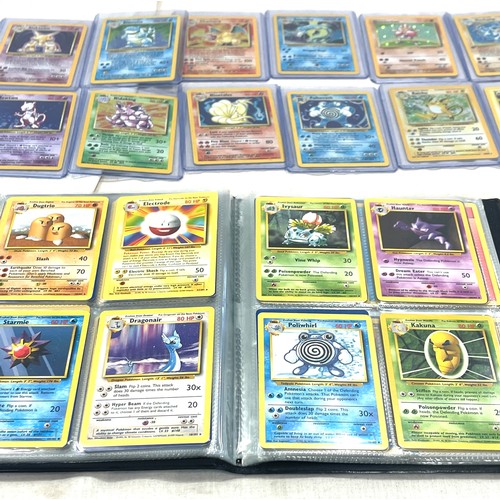 108 - Pokemon base set, near complete, to include 13 x Holographic (including Charizard)