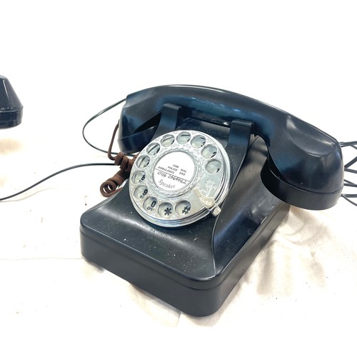 121 - Vintage Bells desk phone, 2 other vintage style telephones, all untested
