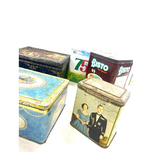 183 - Selection of vintage and later advertising tins