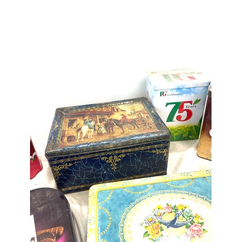 183 - Selection of vintage and later advertising tins