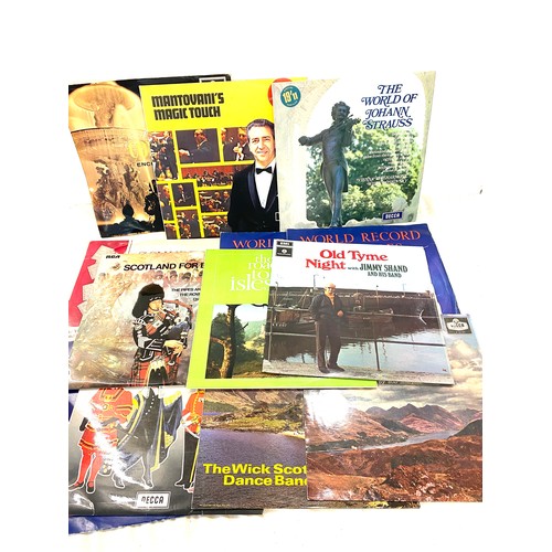 248 - Large selection of assorted records includes classical, Jimmy Shand, Richard Wagner, Alfie Bass etc