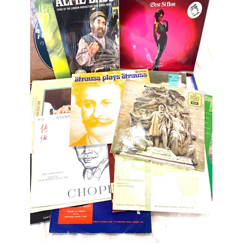 248 - Large selection of assorted records includes classical, Jimmy Shand, Richard Wagner, Alfie Bass etc