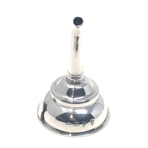 107 - Silver hallmarked wine funnel weight 85g