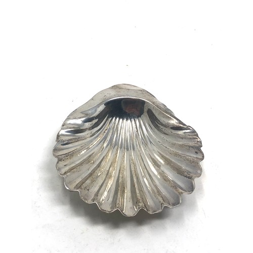 79 - Mappin & webb silver shell dish weight 65g