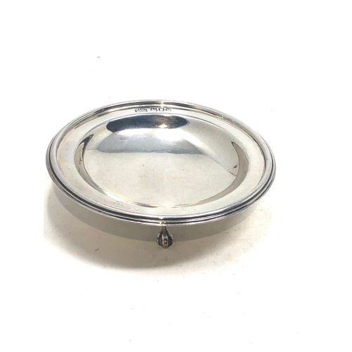 75 - Mappin & webb silver trinket bowl measures approx 10.2cm dia weight 80g