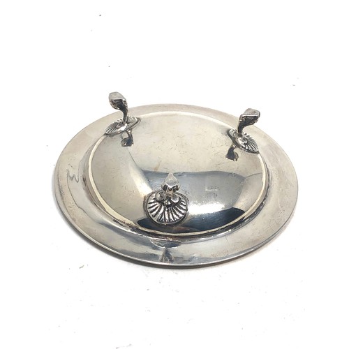 75 - Mappin & webb silver trinket bowl measures approx 10.2cm dia weight 80g