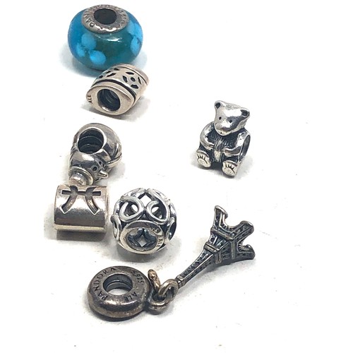 364 - 10 pandora silver charms