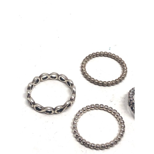 368 - 5 silver pandora charms