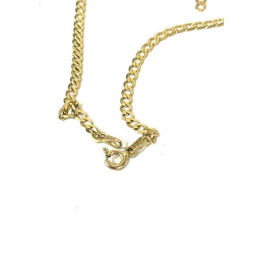 588 - 2 ladies 9ct gold chains (1 is broken), total approximate weight 7.1g