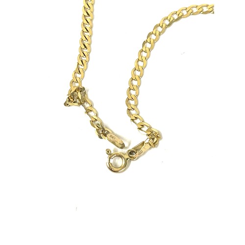 588 - 2 ladies 9ct gold chains (1 is broken), total approximate weight 7.1g