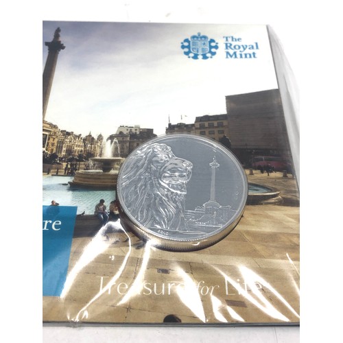 421 - 2016 royal mint fine silver £100 coin in original package