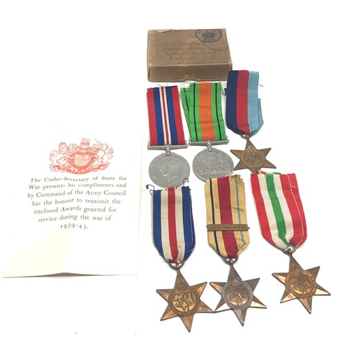 412 - Boxed ww2 medal group