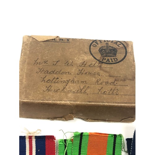 412 - Boxed ww2 medal group