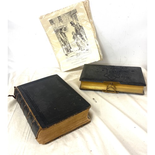 84 - Vintage photograph album and a Old and New testament Holy Bible