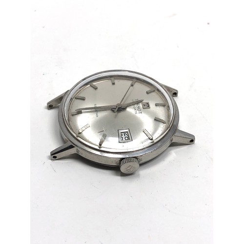 404 - Tissot visodate seastar gents vintage wristwatch tick but stops spares or repair