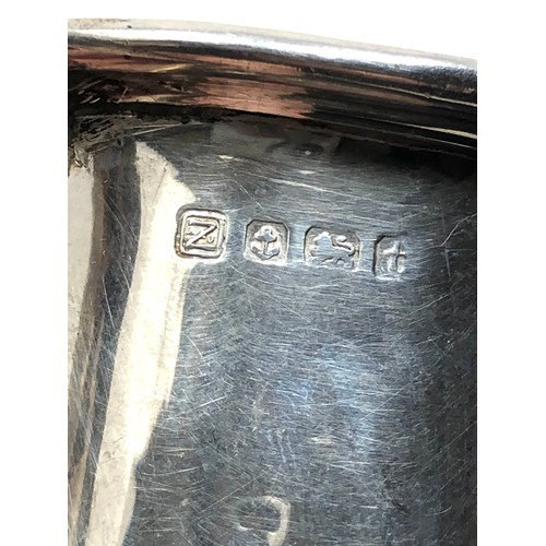 74 - Vintage silver mug engraved initials measures approx 8cm high weight 77g