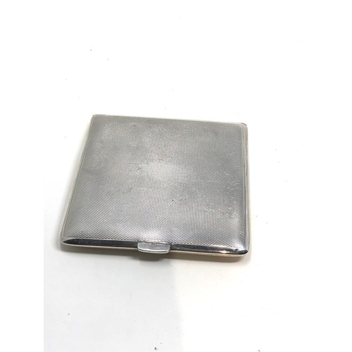 62 - Silver cigarette case weight 97g