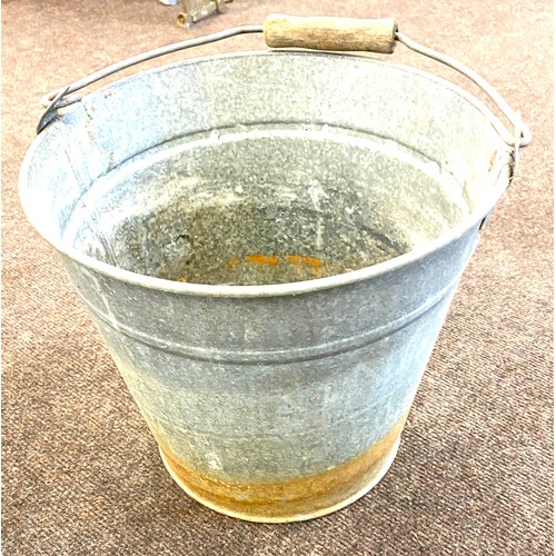 202 - Galvanised bucket