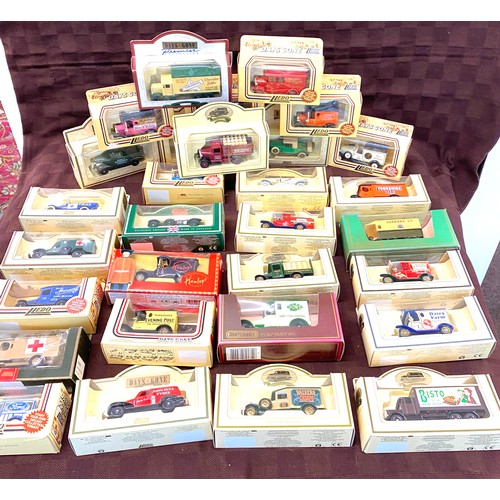 107 - Selection of Boxed Lledo Days gone by diecast cars