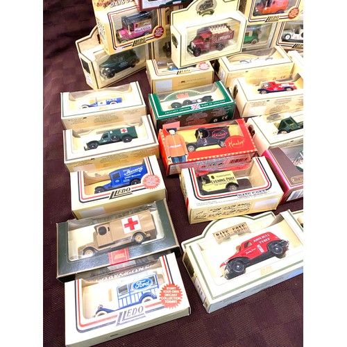 107 - Selection of Boxed Lledo Days gone by diecast cars