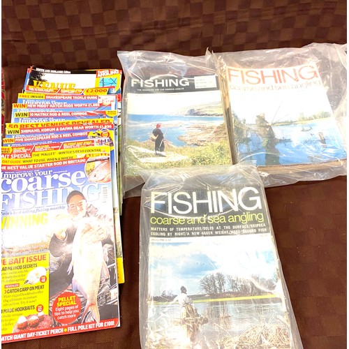 273 - Large selection of fishing magazines