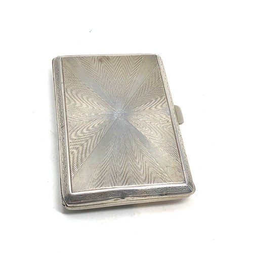 73 - Silver & enamel cigarette case chip and wear to enamel weight 94g