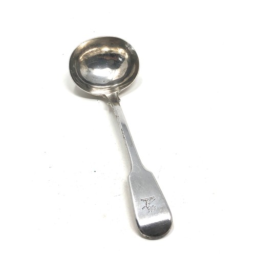 82 - Antique Georgian silver sauce ladle measures approx 18cm long weight 64g