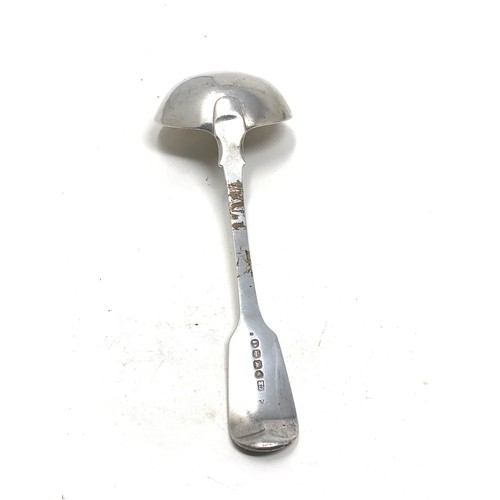 82 - Antique Georgian silver sauce ladle measures approx 18cm long weight 64g