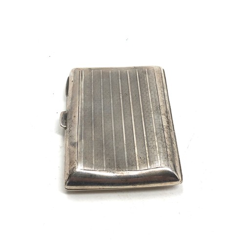 87 - Antique Silver cigarette case weight 62g