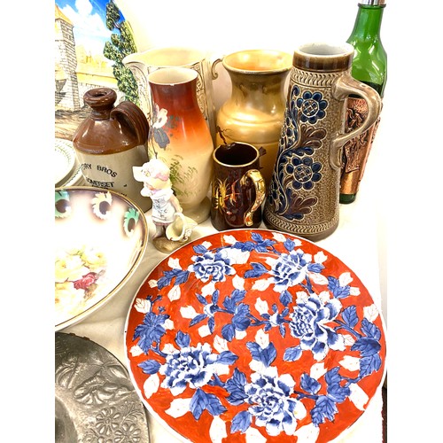 273 - Large selection of miscellaneous includes pottery, plates etc