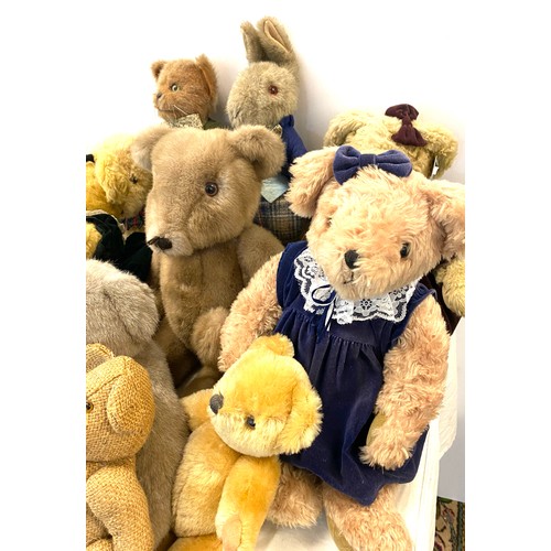 288 - Large selection of bears include Merrythought etc